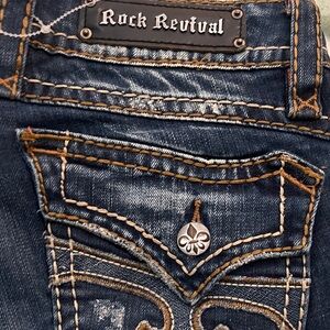 Rock Revival Dark Blue Women's Jeans
